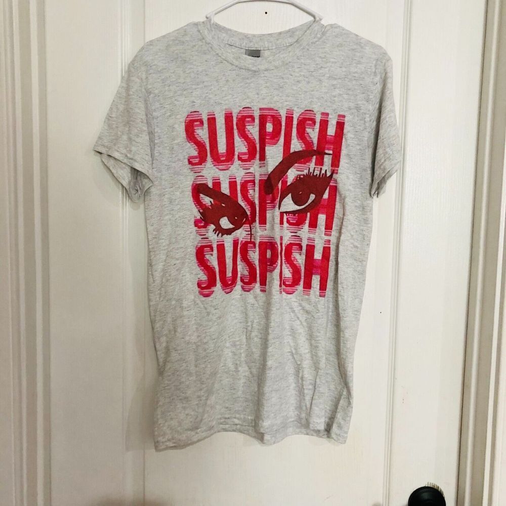 Gildan Men's T-Shirt Supish Short Sleeve Crew Neck Cotton Gray Size Small NEW
